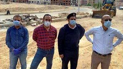 تحرير محاضر إشغالات ومخالفات خلال حملة شنها جهاز بدر