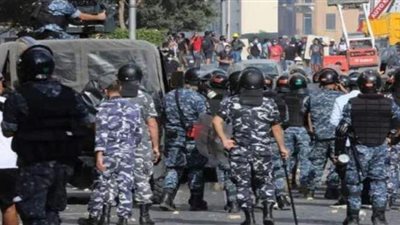 الأمن الداخلي اللبناني  ينفي إطلاق الرصاص الحي أو المطاطي على المتظاهرين