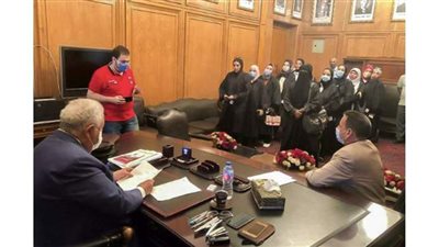 جلسة حلف يمين المحامين الجديد بمكتب النقيب