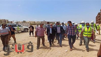 محافظ بورسعيد يتفقد أعمال إنشاء 