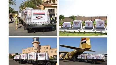 ضمن الجسر الجوي.. القوات المسلحة تواصل إرسال المساعدات العاجلة للأشقاء اللبنانيين