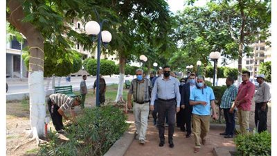 تطوير ورفع كفاءة 25 دورة مياه عمومية بالمنصورة