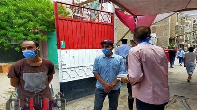 الكشف الحراري على المواطنين قبل الإدلاء بأصواتهم في انتخابات الشيوخ بالشرقية | صور