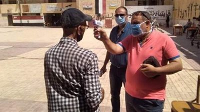 الالتزام بالإجراءات الاحترازية بلجان تصويت الشيوخ بالإسكندرية | صور