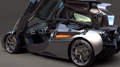 سيارة Т.50 صنعت من خلائط خاصة من المعدن والفايبر والبلاستيك