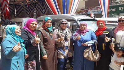 السيدات يتصدرن  المشهد الانتخابي بالقليوبية  | صور