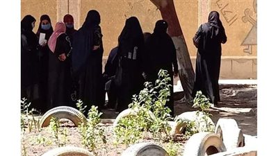 توافد السيدات بكثافة على لجان انتخابات الشيوخ بأبنوب في أسيوط | صور