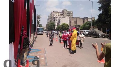 الهلال الأحمر يتابع الإجراءات الاحترازية بلجان انتخابات الشيوخ في شبرا | صور