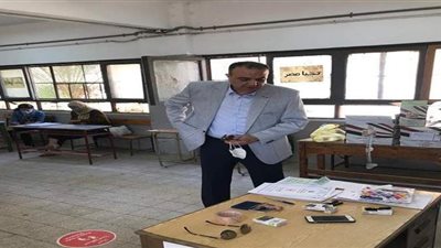 رئيس نادي الشمس يدلي بصوته في انتخابات مجلس الشيوخ | صور