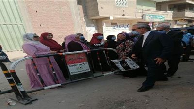 محافظ القليوبية ومدير الأمن يتفقدان مقار اللجان الانتخابية