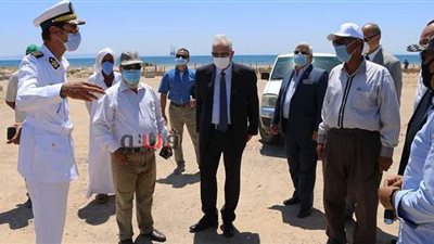 محافظ جنوب سيناء يتفقد عدد من المشروعات بطور سيناء| صور