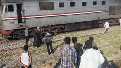مصرع طفلة تحت عجلات القطار  بالمنيا