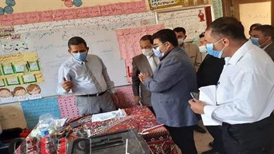 نائب محافظ بني سويف يتفقد لجان إنتخابات الشيوخ بـ