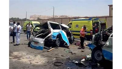 الاستماع لشهود حادث  طربق الأوتوستراد بعد مصرع وإصابة 24 عاملا