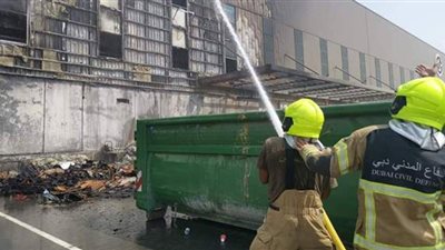 اندلاع حريق في مستودعات السوق الحرة بدبي | فيديو