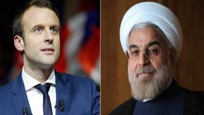 ماكرون يحذر روحاني من التدخل في شئون لبنان