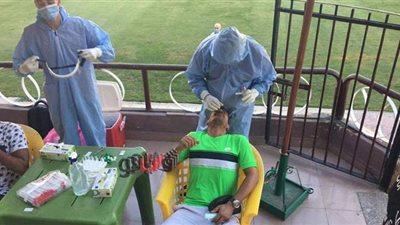 بلدية المحلة يجري المسحة الطبية استعدادا لاستئناف دوري القسم الثاني