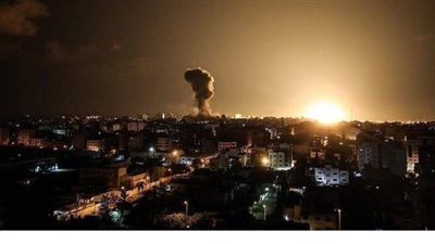 انفجار ضخم يهز مدينة غزة | صور