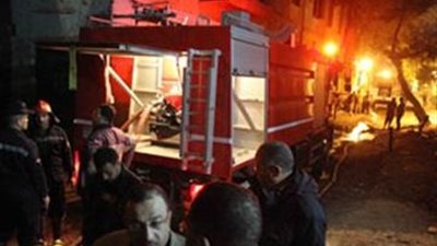 السيطرة على حريق هائل شب في عقار سكني بطوخ