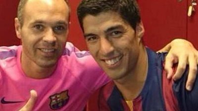 «سواريز» يهدي الفوز لـ«إنييستا» ويتمنى شفاءه عاجلا