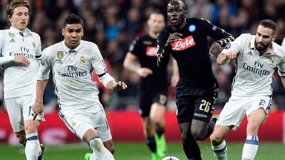 هامسيك وكاليخون يقودان هجوم نابولي أمام الريـال بدوري الأبطال