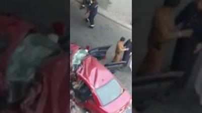 بالفيديو.. وفاة طالبين في حادث سير مروع بمكة المكرمة