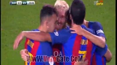 بالفيديو.. ميسى يتقدم بالهدف الثالث لبرشلونة في إشبيلية