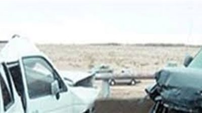 إصابة شخصين في حادث تصادم بالبحيرة