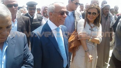 بالصور.. وزيرة التعاون الدولي تلتقي أهالي شمال سيناء