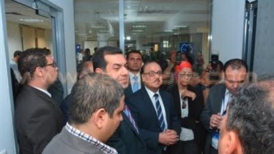 وزير الاتصالات يزور معهد تكنولوجيا المعلومات بجامعة أسيوط