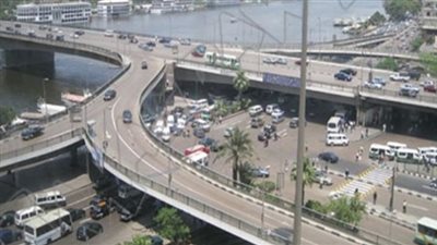 إعادة فتح كوبري أكتوبر عقب انتهاء إصلاح الفواصل