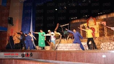 بالصور.. المواجهة على مسرح بيت ثقافة القنطرة شرق.. الأحد