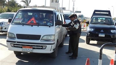 ضبط 506 مخالفة مرورية أعلى مطالع ومنازل الكباري بـ 3 محافظات