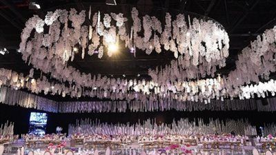 تسريب صور من حفل زفاف شقيقة أحلام