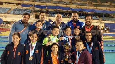 «الشمس» يحقق مراكز متقدمة ببطولة كأس مصر للسباحة