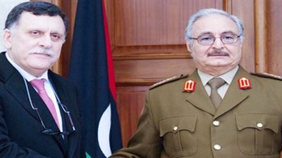 مصر ترحب بنتائج لقاء فايز السراج وخليفة حفتر في فرنسا