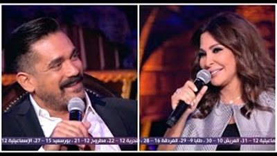 أمير كرارة لـ«إليسا»: مصر كلها بتعاكسك.. والمطربة: على قلبى زى العسل