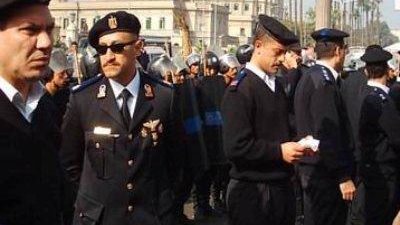 بلاغ يتهم ضابط شرطة بالتعدى على مواطن أمام قسم المرج