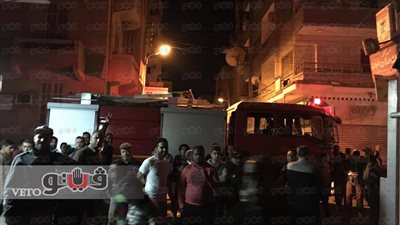 بالفيديو والصور.. اشتعال النيران في منزل بالإسماعيلية