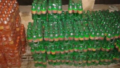 ضبط كمية من المياه الغازية منتهية الصلاحية في الإسماعيلية