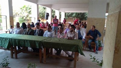 بالصور.. إنشاء أول مسرح مدرسي مفتوح في القليوبية