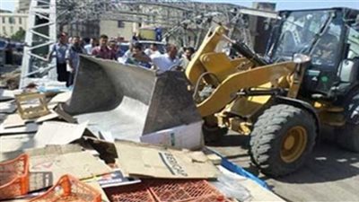 «مرافق الجيزة» تشن حملة في 3 مناطق وترفع 200 حالة إشغال طريق