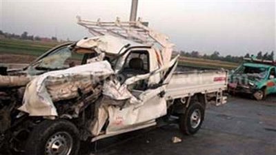 إصابة 7 أشخاص في حادث تصادم بالمنوفية