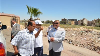 محافظ الإسماعيلية يتفقد منطقة حديقة الفروسية بالشيخ زايد