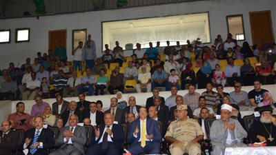 محافظ الدقهلية يشهد احتفالية أكتوبر بالصالة المغطاة باستاد المنصورة