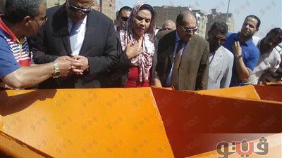 بالصور.. محافظ الجيزة يشهد انضمام معدات نظافة جديدة بحي شمال