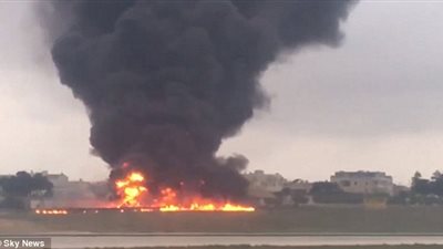 مقتل 5 أشخاص في حادث تحطم طائرة خفيفة في مالطا