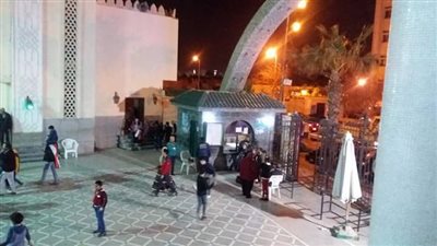 جماهير الإسكندرية تتوافد على نادي الاتحاد السكندري لمشاهدة مباراة مصر