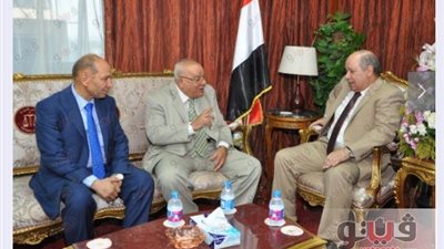 «زكي بدر وهاني سري الدين ومسعود» يهنئون رئيس مجلس الدولة بمنصبه