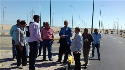 محافظ البحر الأحمر يتفقد الخدمات الأمنية بمطار الغردقة